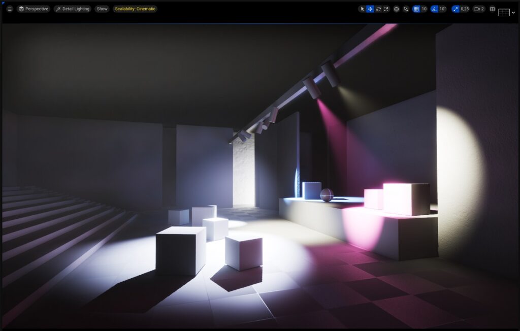 Screenshot VR Raum